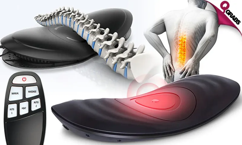 Heating Traction Device for Lower Back Pain & More!